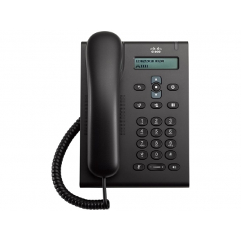 CP-3905-BE Cisco IP телефон, 1 линия SIP, 2 x FE PoE, LCD 128х32 BW, лицензия для BE