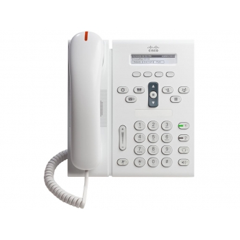 CP-6921-WL-K9 Cisco IP телефон, 2 линии SIP\SCCP , 2 x FE PoE, LCD 396x81 BW, гарнитура RJ-9