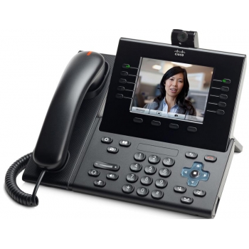 CP-9951-C-CAM-K9 Cisco IP видеотелефон, 5 линий, 2 x GE RJ-45, Color LCD 640х480, SIP, PoE CP-9951-C-CAM-K9 Cisco IP видеотелефон, 5 линий, 2 x GE RJ-45, Color LCD 640х480, SIP, PoE