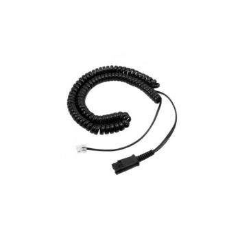 CP-HS-W-RJ Cisco кабель QD для гарнитур Cisco, RJ-9, кабель 1м CP-HS-W-RJ Cisco кабель QD для гарнитур Cisco, RJ-9, кабель 1м