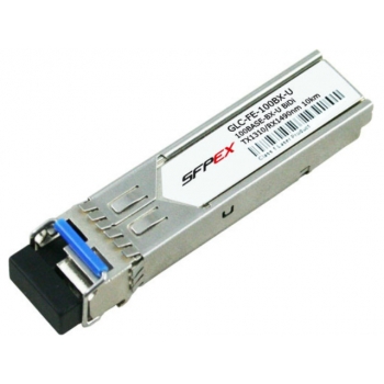 GLC-FE-100BX-U Cisco оптический SFP трансивер 100BASE-BX, SMF, 1310nm, до 10 км GLC-FE-100BX-U Cisco оптический SFP трансивер 100BASE-BX, SMF, 1310nm, до 10 км