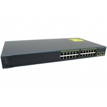 WS-C2960-24TT-L Cisco Catalyst сетевой коммутатор 24 x FE RJ-45, 2 x GE RJ-45, LAN Base