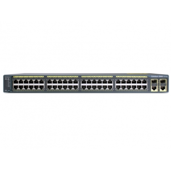 WS-C2960+48TC-L Cisco Catalyst сетевой коммутатор 48 x FE RJ-45, 2 x GE RJ-45 combo SFP, LAN Base WS-C2960+48TC-L Cisco Catalyst сетевой коммутатор 48 x FE RJ-45, 2 x GE RJ-45 combo SFP, LAN Base