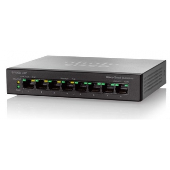 Коммутатор PoE Cisco SB SF110D-08HP-EU Коммутатор PoE Cisco SB SF110D-08HP-EU