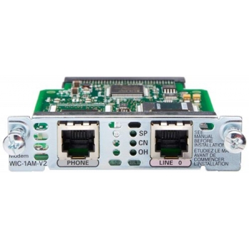 Плата интерфейсная Cisco WIC-1AM-V2= Плата интерфейсная Cisco WIC-1AM-V2=