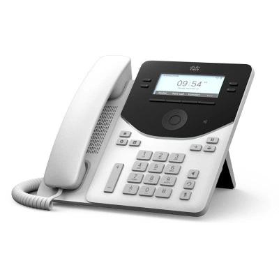 IP-телефон Cisco DP-9841-L-K9=, серия: Cisco Desk Phone 9800, 2 × 10/100/1000BASE-T, 3,5 дюйма, монохромный LCD с подсветкой IP-телефон Cisco DP-9841-L-K9=, серия: Cisco Desk Phone 9800, 2 × 10/100/1000BASE-T, 3,5 дюйма, монохромный LCD с подсветкой