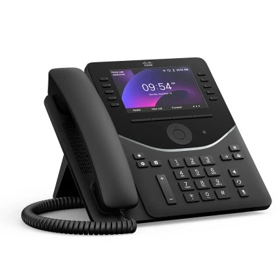IP-телефон Cisco DP-9861-K9=, серия: Cisco Desk Phone 9800, 2 × 10/100/1000BASE-T, 5 дюймов, цветной LCD с подсветкой