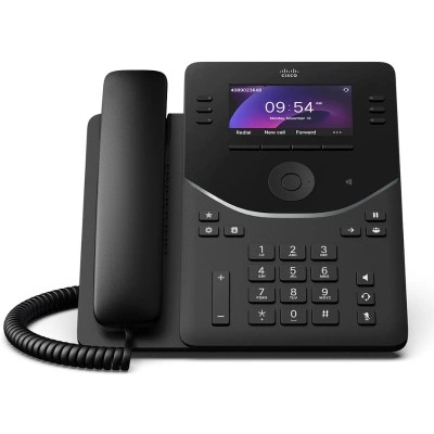 IP-телефон Cisco DP-9851-K9=, серия: Cisco Desk Phone 9800, 2 × 10/100/1000BASE-T, 3,7 дюйма, цветной LCD с подсветкой IP-телефон Cisco DP-9851-K9=, серия: Cisco Desk Phone 9800, 2 × 10/100/1000BASE-T, 3,7 дюйма, цветной LCD с подсветкой