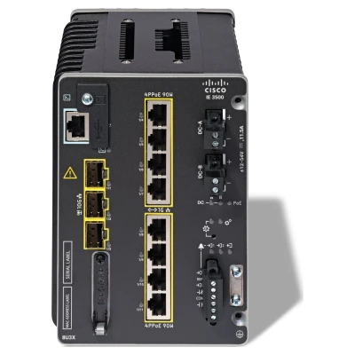 Промышленный коммутатор Cisco IE-3500-8U3X-E, серия: IE-3500-8U3X, Вертикально на DIN-рейку, оптические аплинки: 3 × 1/10G SFP+ Промышленный коммутатор Cisco IE-3500-8U3X-E, серия: IE-3500-8U3X, Вертикально на DIN-рейку, оптические аплинки: 3 × 1/10G SFP+