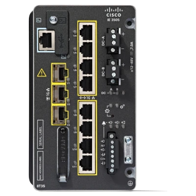 Промышленный коммутатор Cisco IE-3505-8T3S-E, серия: IE-3505-8T3S, Вертикально на DIN-рейку, оптические аплинки: 3 × 100M/1G SFP