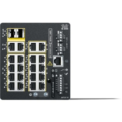 Промышленный коммутатор Cisco IE-3100-18T2C-E, серия: Cisco Catalyst IE3100 Rugged, Cisco IOS XE, DIN-рейка в подходящем промышленном шкафу Промышленный коммутатор Cisco IE-3100-18T2C-E, серия: Cisco Catalyst IE3100 Rugged, Cisco IOS XE, DIN-рейка в подходящем промышленном шкафу