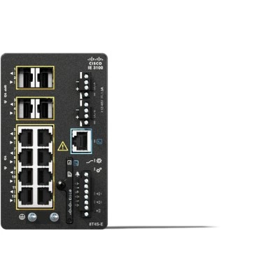 Промышленный коммутатор Cisco IE-3100-8T4S-E, серия: Cisco Catalyst IE3100 Rugged, Cisco IOS XE, DIN-рейка в подходящем промышленном шкафу Промышленный коммутатор Cisco IE-3100-8T4S-E, серия: Cisco Catalyst IE3100 Rugged, Cisco IOS XE, DIN-рейка в подходящем промышленном шкафу