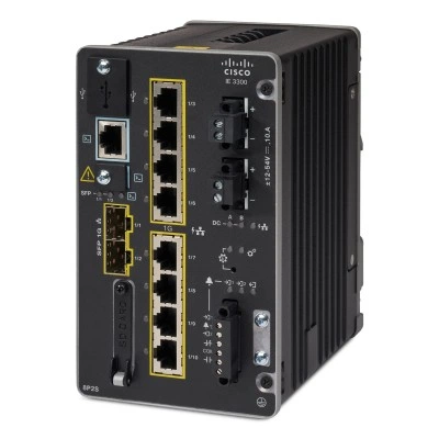 Промышленный коммутатор Cisco IE-3300-8P2S-E, серия: Cisco Catalyst IE3300 Rugged, Вертикально на DIN-рейку в подходящем шкафу, downlink: 8 × 10/100/1000 RJ45 Промышленный коммутатор Cisco IE-3300-8P2S-E, серия: Cisco Catalyst IE3300 Rugged, Вертикально на DIN-рейку в подходящем шкафу, downlink: 8 × 10/100/1000 RJ45