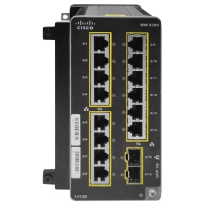 Модуль расширения Cisco IEM-3300-14T2S=, серия: Cisco IEM-3300, тип: Боковой модуль расширения, spare, совместимые базы: IE3300 и IE3400
