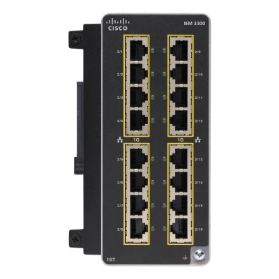 Модуль расширения Cisco IEM-3300-16T=, серия: Cisco IEM-3300, тип: Боковой модуль расширения, spare, совместимые базы: IE3300 и IE3400 Модуль расширения Cisco IEM-3300-16T=, серия: Cisco IEM-3300, тип: Боковой модуль расширения, spare, совместимые базы: IE3300 и IE3400