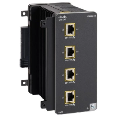 Модуль расширения Cisco IEM-3300-4MU=, серия: Cisco IEM-3300, тип: Боковой модуль расширения, spare, интерфейсы: 4×1G/2,5G RJ45 Модуль расширения Cisco IEM-3300-4MU=, серия: Cisco IEM-3300, тип: Боковой модуль расширения, spare, интерфейсы: 4×1G/2,5G RJ45