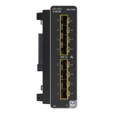 Модуль расширения Cisco IEM-3300-8S=, серия: Cisco IEM-3300, тип: Боковой модуль расширения, spare, совместимые базы: IE3300 и IE3400