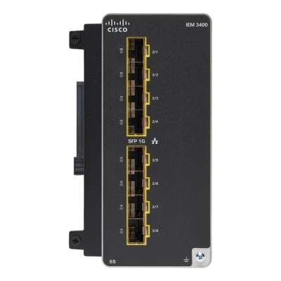 Модуль расширения Cisco IEM-3400-8S=, серия: Cisco IEM-3400, тип: Боковой модуль расширения, spare, совместимые базы: IE-3400-8T2S и IE-3400-8P2S Модуль расширения Cisco IEM-3400-8S=, серия: Cisco IEM-3400, тип: Боковой модуль расширения, spare, совместимые базы: IE-3400-8T2S и IE-3400-8P2S