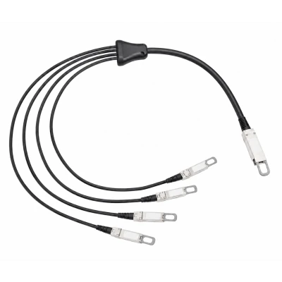 Кабель разветвления Cisco QSFP-4SFP10G-CU5M, работа: Пассивное, цвет вытяжных петель: Серый, температурный режим кабеля: От 0 до 70 °C