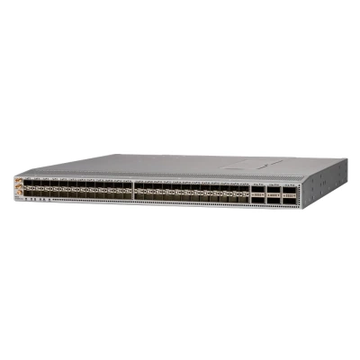 Коммутатор Cisco N9K-C93180YC-FX3H, семейство: Nexus 9300-FX3H, высота корпуса: 1 RU, пакетный буфер: 40 МБ Коммутатор Cisco N9K-C93180YC-FX3H, семейство: Nexus 9300-FX3H, высота корпуса: 1 RU, пакетный буфер: 40 МБ