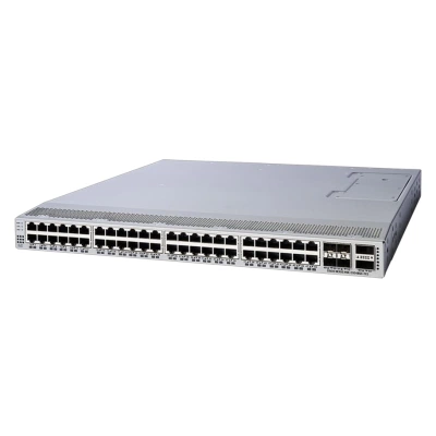 Коммутатор Cisco N9K-C9348GC-FX3, семейство: Nexus 9300-FX3, высота корпуса: 1 RU, системная память: 32 ГБ Коммутатор Cisco N9K-C9348GC-FX3, семейство: Nexus 9300-FX3, высота корпуса: 1 RU, системная память: 32 ГБ