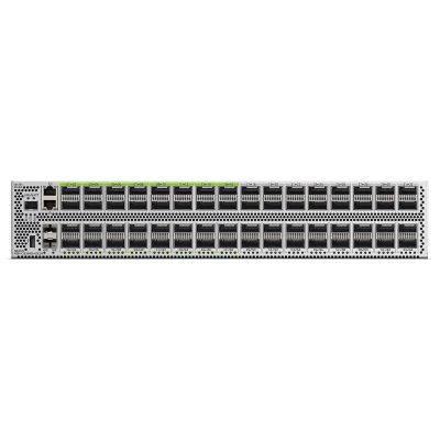 Коммутатор Cisco N9K-C9364D-GX2A, семейство: Nexus 9300-GX2, высота корпуса: 2 RU, системная память: 32 ГБ Коммутатор Cisco N9K-C9364D-GX2A, семейство: Nexus 9300-GX2, высота корпуса: 2 RU, системная память: 32 ГБ