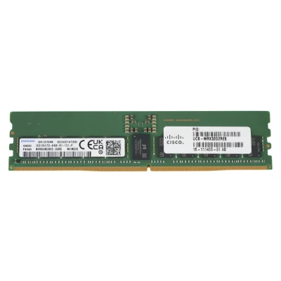 Память Cisco UCS-MRX32G2RE5, 1,1 В, тип модуля: DDR5 RDIMM, объём одного dimm: 32 ГБ Память Cisco UCS-MRX32G2RE5, 1,1 В, тип модуля: DDR5 RDIMM, объём одного dimm: 32 ГБ