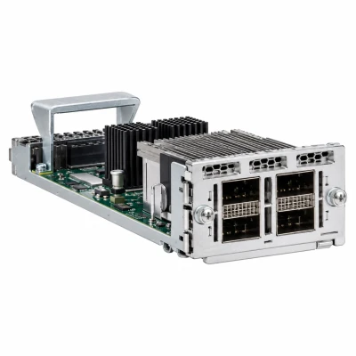 Запасной сетевой модуль Cisco C9350-NM-4C=, серия базовой платформы: C9350, тип портов: QSFP28, скоростные режимы: 40/100 Гбит/с