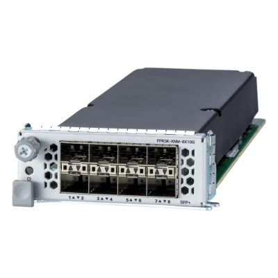 Сетевой модуль Cisco FPR3K-XNM-8X10G, количество портов: 8, исполнение: Обычный заказной компонент, скорости портов: 1/10 Гбит/с Сетевой модуль Cisco FPR3K-XNM-8X10G, количество портов: 8, исполнение: Обычный заказной компонент, скорости портов: 1/10 Гбит/с