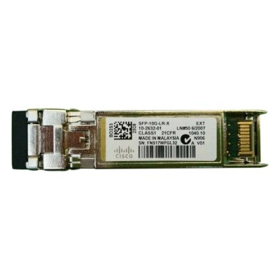 Оптический трансивер Cisco SFP-10G-LR-X, SFP+, скорость ethernet: 10 Гбит/с, тип оптического разъёма: Duplex LC, PC/UPC