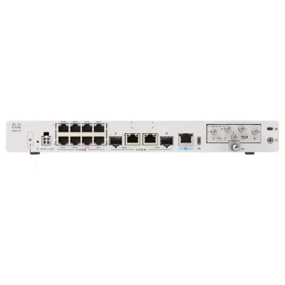 Маршрутизатор Cisco C8151-G2, серия: Cisco 8100 Secure Routers, wan-порты: 2×1GE RJ45/SFP combo, flex-порты: 2×1GE RJ45 Маршрутизатор Cisco C8151-G2, серия: Cisco 8100 Secure Routers, wan-порты: 2×1GE RJ45/SFP combo, flex-порты: 2×1GE RJ45