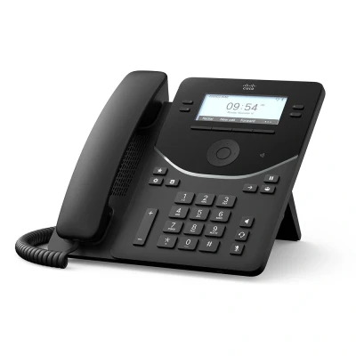 IP-телефон Cisco DP-9841-K9++=, модель: Desk Phone 9841, цвет: Carbon Black, экран: 3,5 дюйма, 384 × 160, монохромный IP-телефон Cisco DP-9841-K9++=, модель: Desk Phone 9841, цвет: Carbon Black, экран: 3,5 дюйма, 384 × 160, монохромный