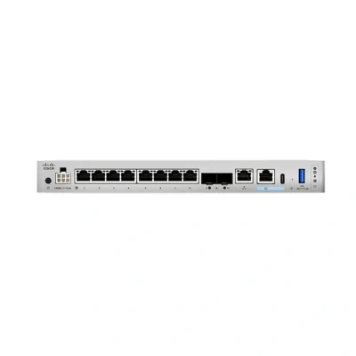 Межсетевой экран Cisco CSF1220CX-ASA-K9, 8 × 1000BASE-T + 2 × 1/10G SFP+, Cisco ASA, Компактный настольный