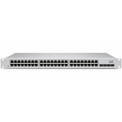 Коммутатор Cisco Meraki MS150-48FP-4G, 1U, семейство: MS150, медные подключения: 48 × RJ45 1 Гбит/с