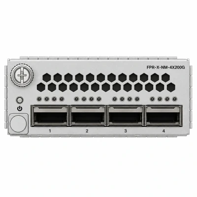 Запасной модуль Cisco CSF6K-XNM-4X200G=, тип: Запасной сетевой модуль, формат гнёзд: QSFP56, основные скорости: 40 / 100 / 200 Гбит/с